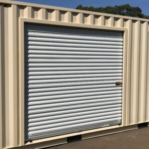 8′ Wide x 6′ 4″ Tall Roll Door In Container Side