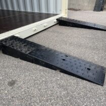 Rubber Wedge Shipping Container Ramps (2 Ramp Set) – Intermodal storage ...