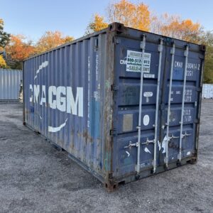 20′ x 8′ x 8.5′ Tall –Used Shipping / Storage Container-Wind and Watertight – BLUE