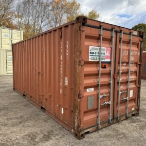 20′ x 8′ x 8.5′ Tall –Used Shipping / Storage Container-Wind and Watertight – RED