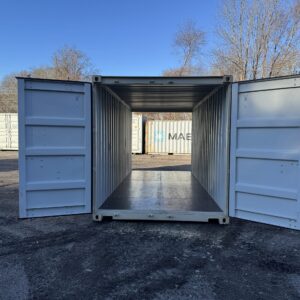 20′ x 8′ x 9.5′ Tall– New **DOUBLE DOOR** Shipping/Storage Container – Wind and Watertight – BEIGE