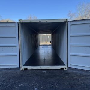 40′ x 8′ x 8.5′ Tall –New**DOUBLE DOOR**Shipping/Storage Container – Wind and Watertight-BEIGE