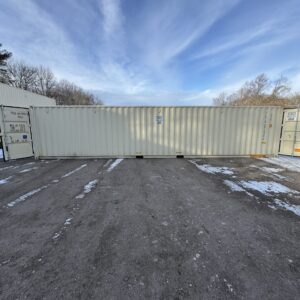 40′ x 8′ x 8.5′ Tall –New**DOUBLE DOOR**Shipping/Storage Container – Wind and Watertight-BEIGE