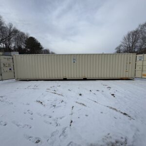 40′ x 8′ x 8.5′ Tall –New**DOUBLE DOOR**Shipping/Storage Container – Wind and Watertight-BEIGE