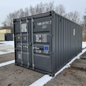 20′ x 8′ x 8.5′ Tall– New Shipping/Storage Container – Wind and Watertight – GRAY