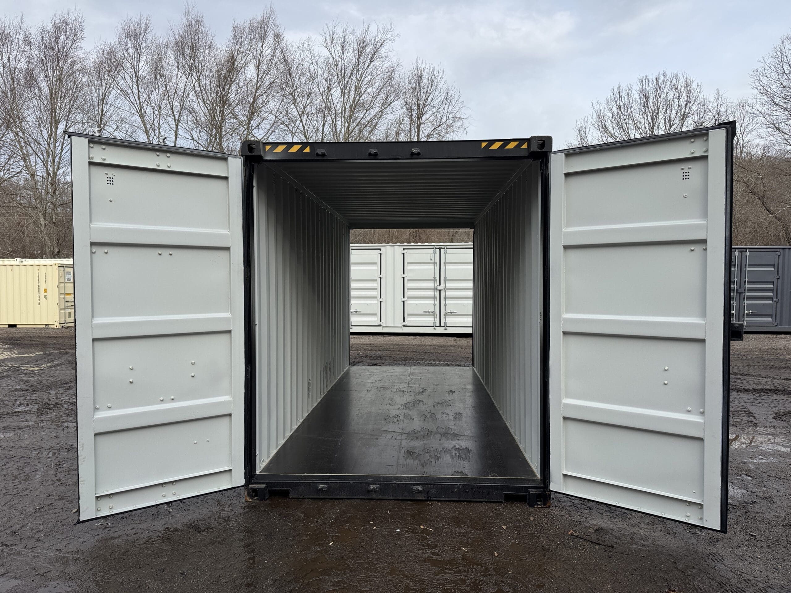 20′ x 8′ x 9.5′ Tall– New **HIGH CUBE DOUBLE DOOR** Shipping/Storage Container – Wind and Watertight – BLACK